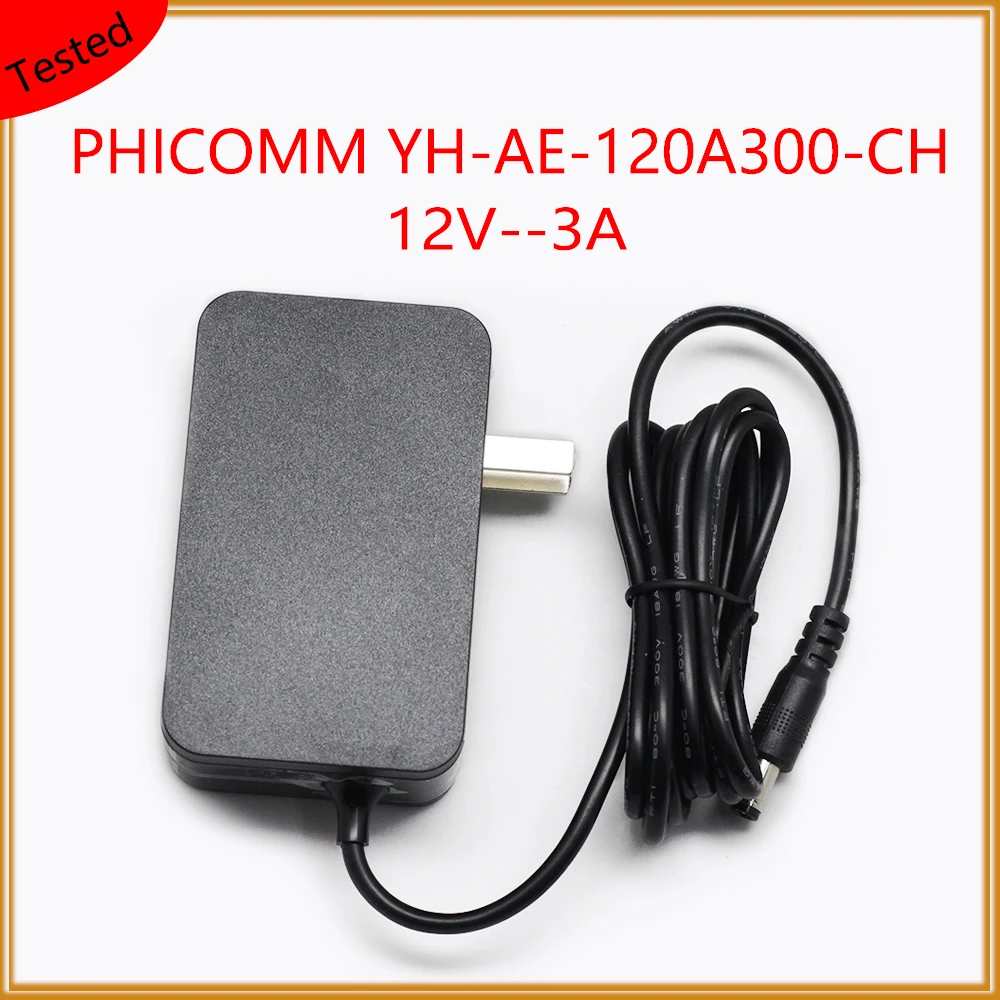 

Оригинальный Новый PHICOMM YH-AE-120A300-CH 12V 3A зарядное устройство DC AC адаптеры импульсный адаптер зарядное устройство конвертер