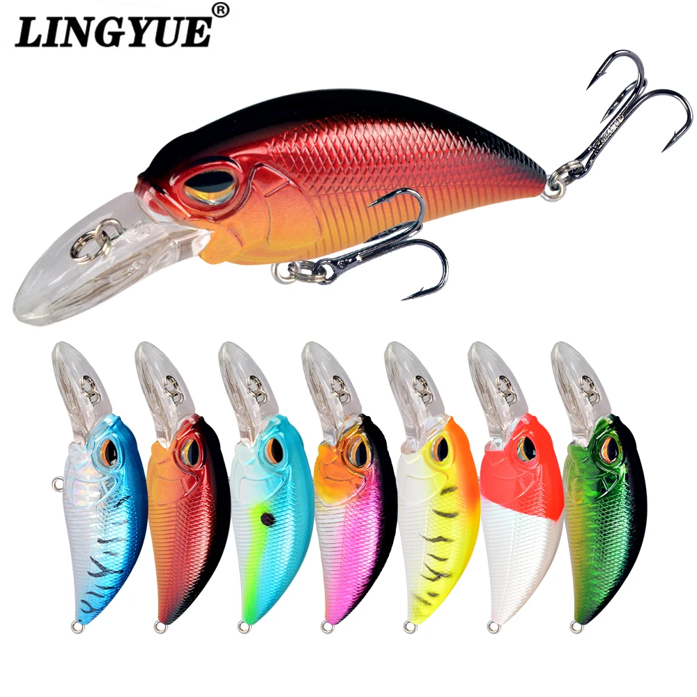 1PC Wobbler Fishing Lure Big Crankbait Minnow Bass Trolling Pike Carp Lures 7 Colors 15g/9cm Artificial Bait Swimbait Pesca