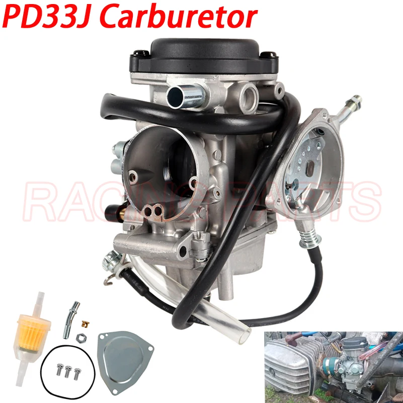 

PD33J Carburetor Carb For Yamaha YFM250 YFM350 YFM400 YFM450 Kodiak 400 450 Big Bear 400 Grizzly 450 350 400 Wolverine 350 ATV