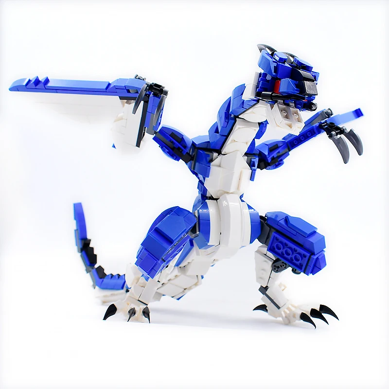 Dragon Anime Figure Building Blocks Kids Toys 8 In Dinosaur Action Figure Antistress Assemble Bricks Boys ToyToys For Children