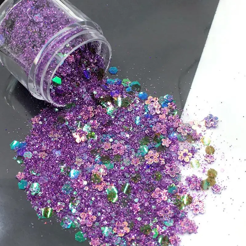 10Ml/กล่อง Glitter อีพ็อกซี่เรซิ่นบรรจุ UV คริสตัลเรซิ่น DIY Mix Glitter Sequins เรซินอีพ็อกซี่สำหรับเครื่องประดับทำอุปกรณ์