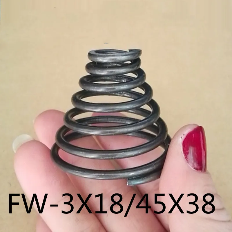 Finewe  Custom  Wire Diameter  3mm  Heavy Compression Coil Conical  Tower Spring