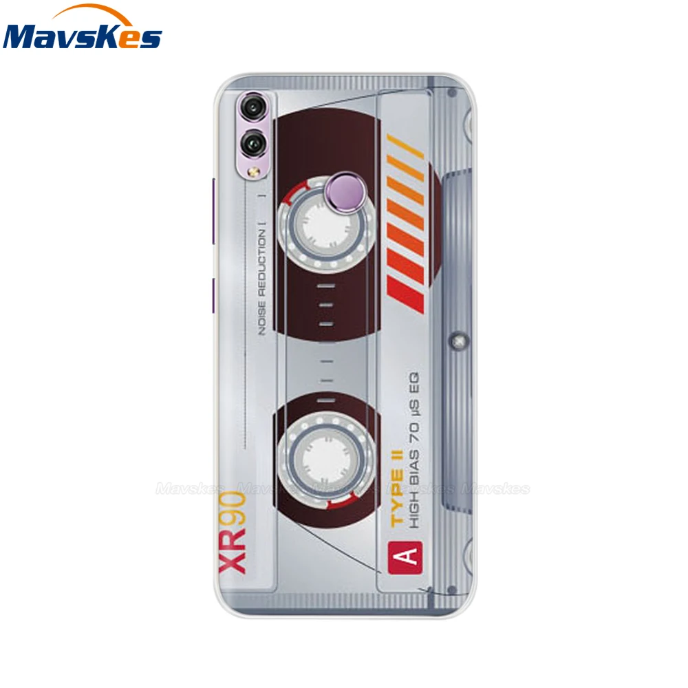 for Honor 8X Case Painted Soft Silicone TPU Phone Cover for Honor 8X 8 X Honor8X Case Cover Phone Cases Shell Coque Bags Flower
