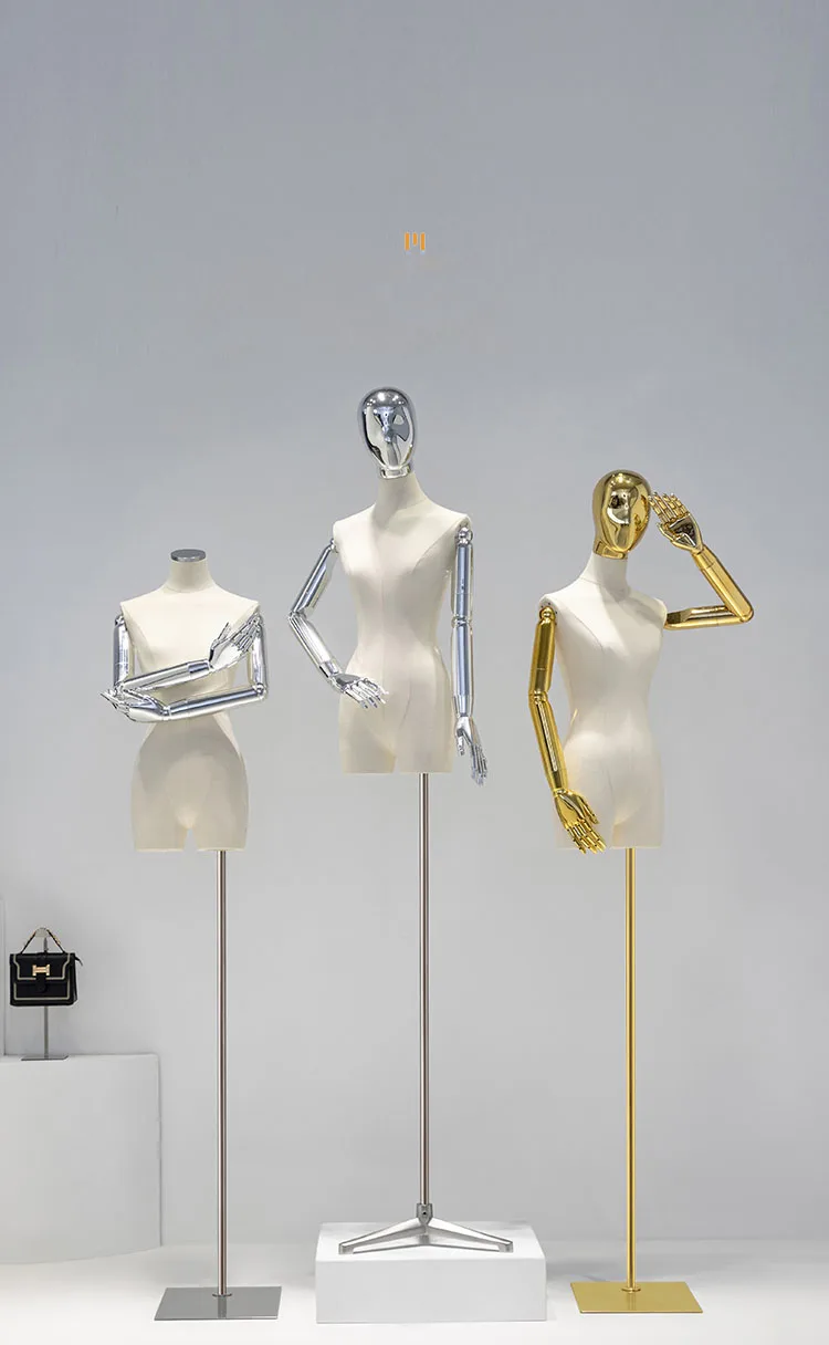 

High Quality Silver Female Mannequin Silver Model On Promotion