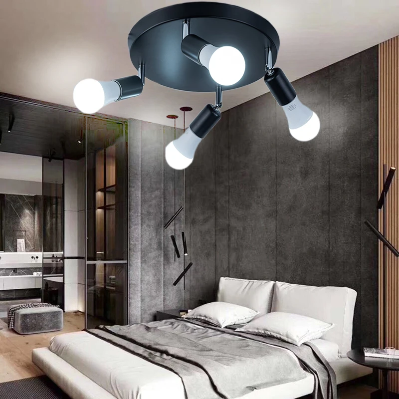 Modern Pendant Lights Adjustment 4 Ways E27 Pedant Lamps Ceiling Art Decoration Hanging Lamp Corridor Dining Kitchen Living Room