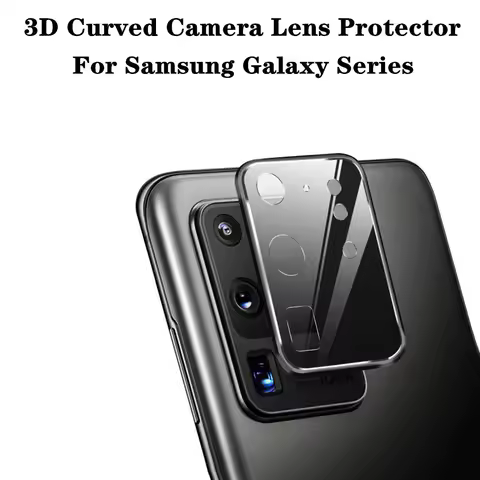 3D Curved Lens Protector For Samsung Galaxy S21 S20 S20FE Ultra Plus 5G Camera Cover For Samsung Galaxy S23 A52 S22 A53 Glass