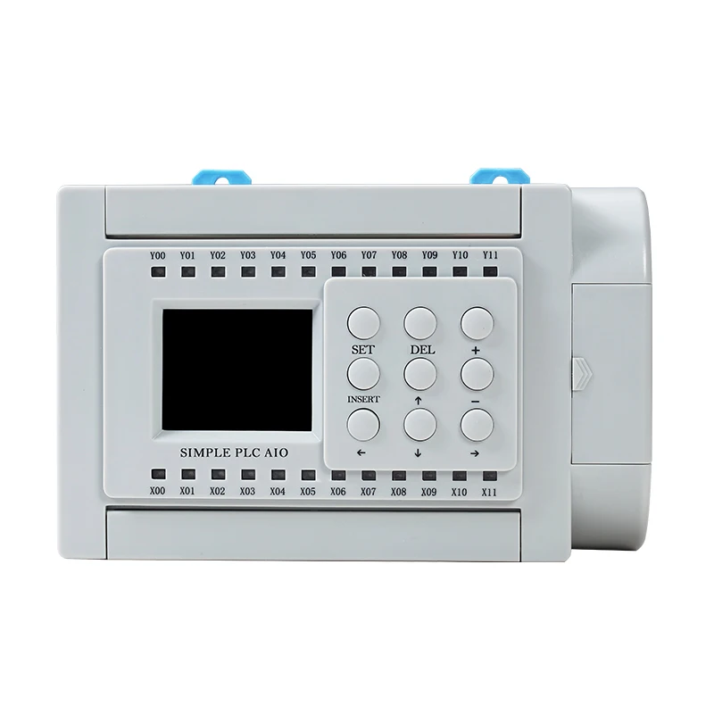 Huaqingjun 12-in 12-out Relay Output PLC 2AI 2AO 0-20mA 0-10V PLC for Analog Sensor