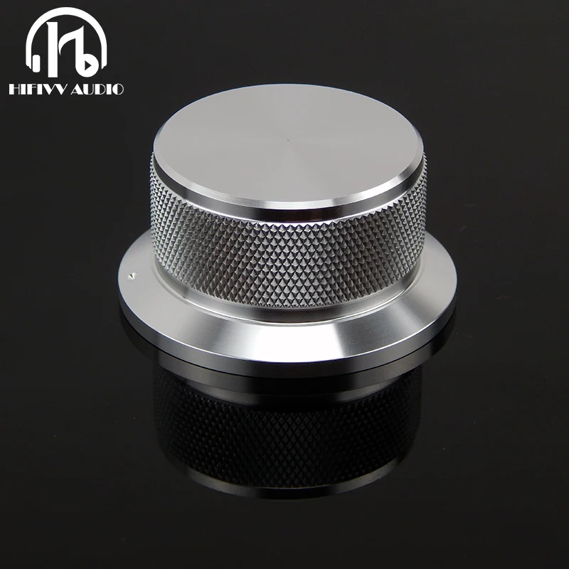 Głośnik wzmacniacza HIFI Aluminiowe pokrętło tłumika głośności 1szt Średnica 50mm Wysokość 25mm Pokrętło potencjometru wzmacniacza