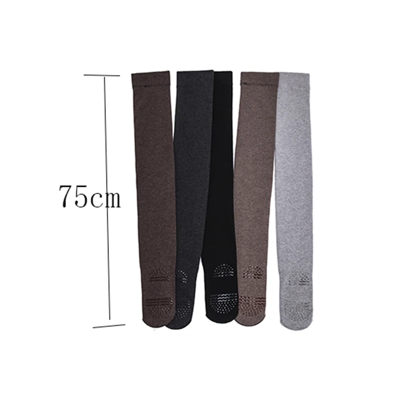 Winter Women Thermal Thigh Stockings Thick Velvet Keep Warm Long Socks Femme Pilates Yoga Non-slip Over Knee Slim High Socks