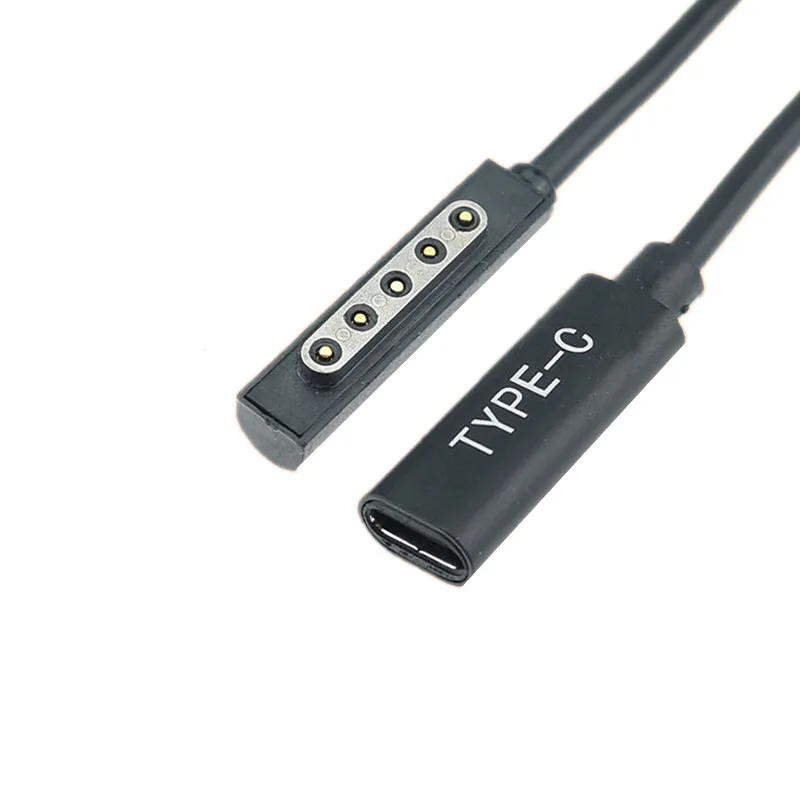 USB نوع C PD امدادات الطاقة مهايئ شاحن كابل شحن الحبل تيار مستمر محول قابس لمايكروسوفت سطح برو 1/2 12 فولت 3.6A اللوحي