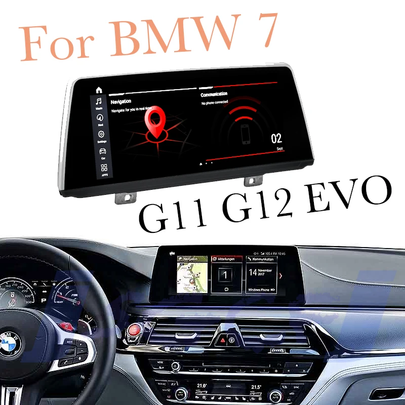 Dla BMW serii 7 G11 G12 iDrive xDrive MGU EVO ID7 UI CarPlay 360 BirdView samochodowe Stereo Audio 4G SIM nawigacja GPS Radio nawigacja