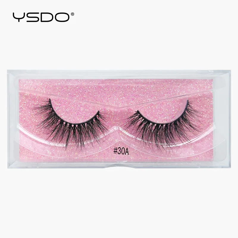 YSDO 1 Paar Kreuzförmige Nerz-Wimpern Weiche Echte 3D-Wimpern Maquiagem Künstliche Wimpern Dramatische Voluminöse Wimpern Make-up Cilios Faux Cils – Detail 5