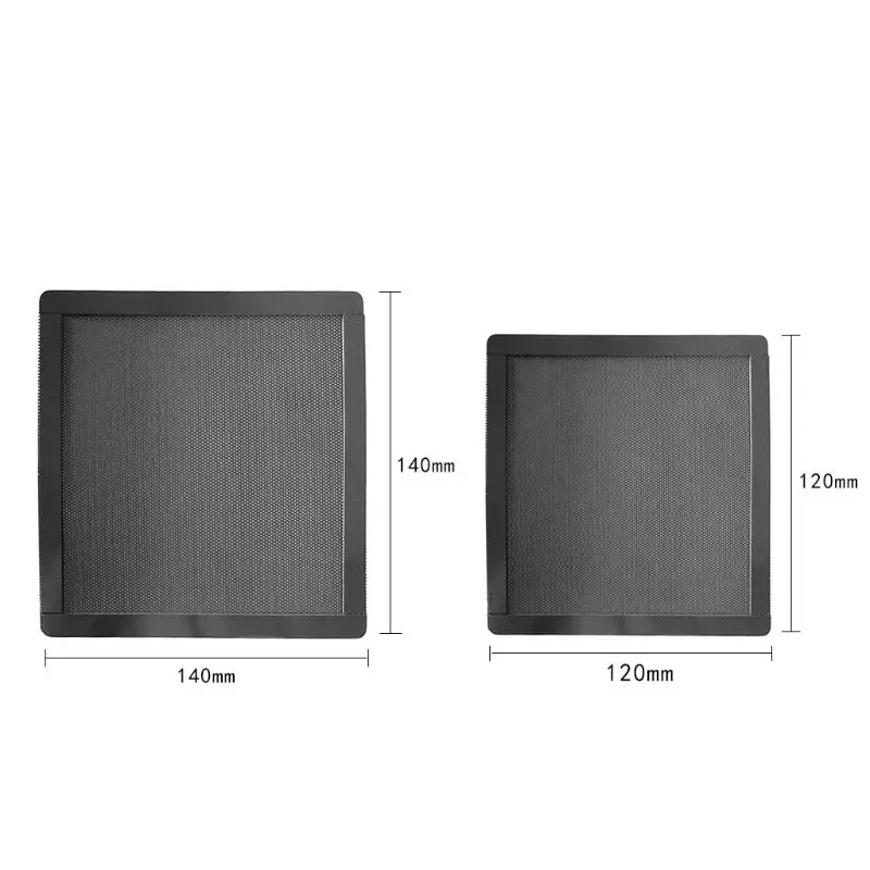 Magnetic Frame Dust Filter Dustproof PVC Mesh Net Cover Guard for Home Chassis PC Computer Case Cooling Fan Accessories