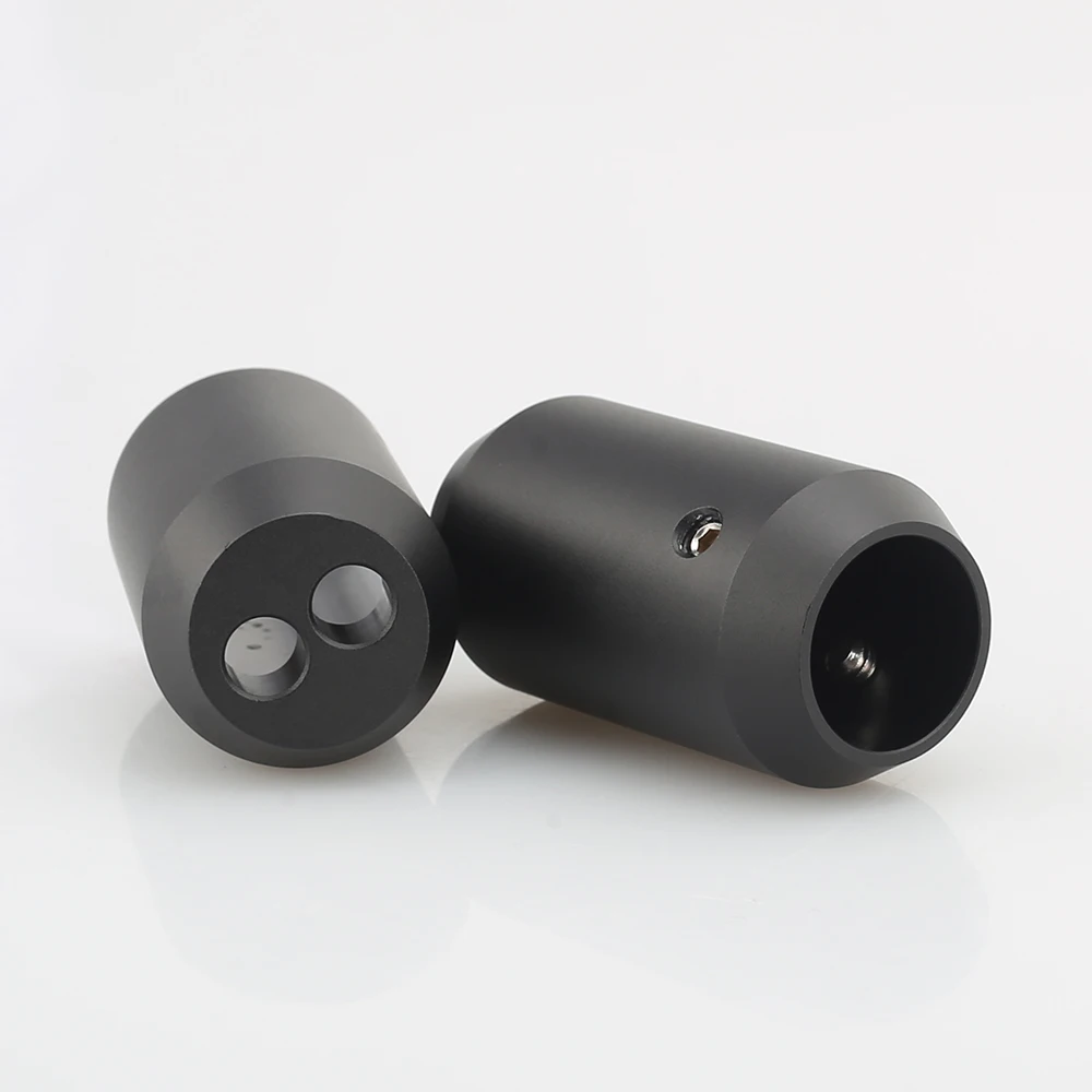 4 pezzi pantaloni Boot Y Splitter da 1 a 2 altoparlanti cavo RCA Audio connettore filo fai da te cavo altoparlante nero cavo pantaloni stivali