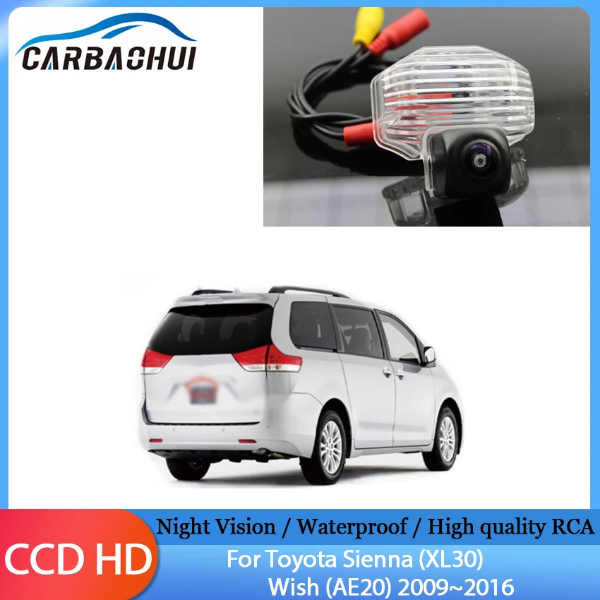 

CCD HD Chip Car Rear View Mirror Image Camera For Toyota Sienna (XL30) Wish (AE20) 2009 2010 2011 2012 2013 2014 2015 2016