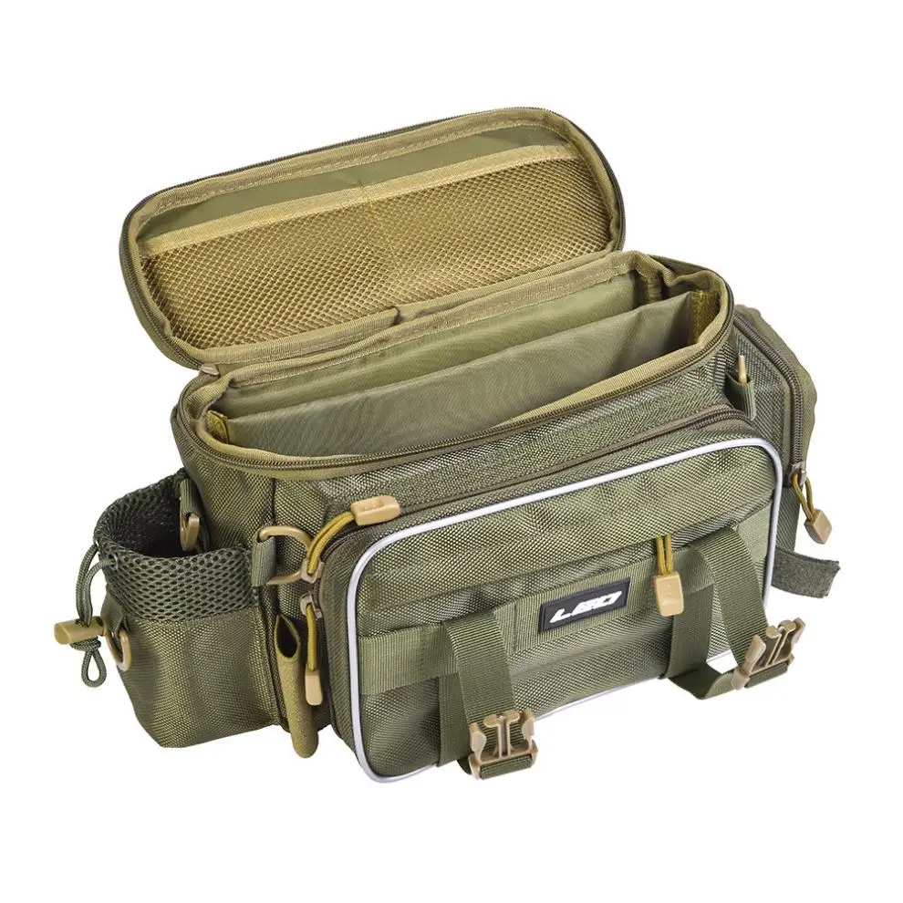 Outdoor Fishing Bag Multifunctional Waterproof Oxford Cloth Waist Shoulder Fishing Tackle Reel Lure Camera Storage Bag