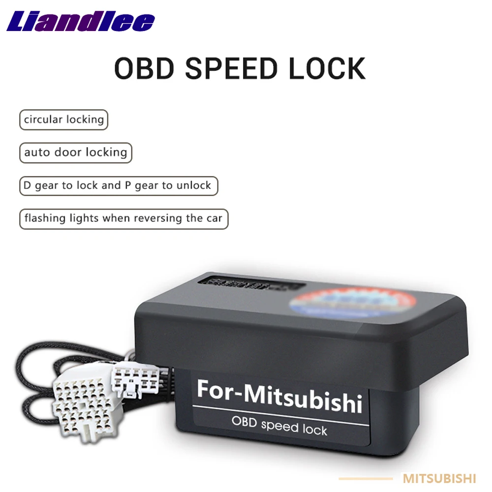 Liandlee Car Auto OBD Speed Lock & Unlock Device per Mitsubishi Xpander 2016 Plug And Play