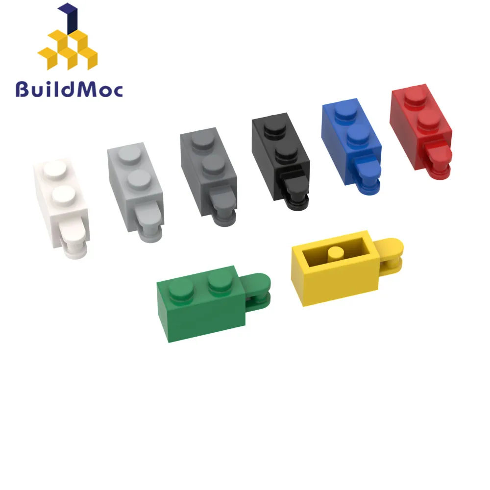 

BuildMOC 26597 34816 1x2 with buckle brick For Building Blocks Parts DIY Construction Classic Brand gift