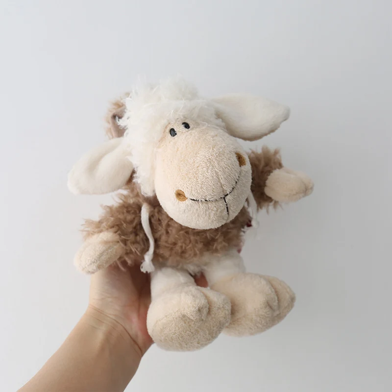 25 cm Sheep in Wolf\'s skin Plush Toy,Cute Lamb with Hat Baby Kids Doll Gift