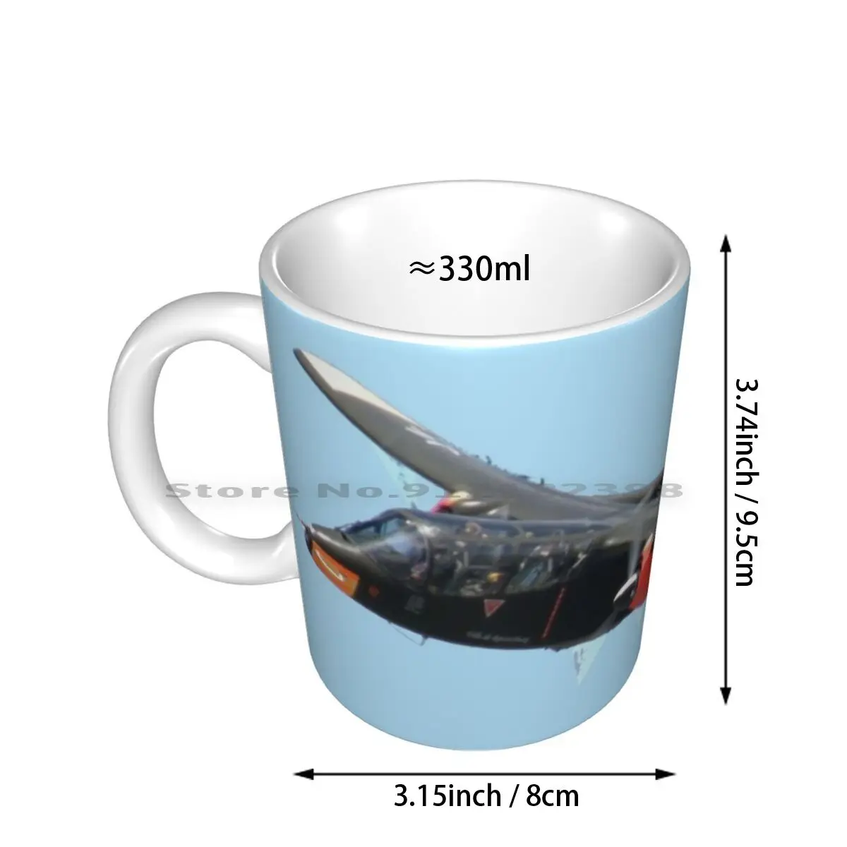 North American Ov 10 Bronco Ceramic Mugs Coffee Cups Milk Tea Mug North American Ov 10 Bronco Airplain Airplane Plane Airport