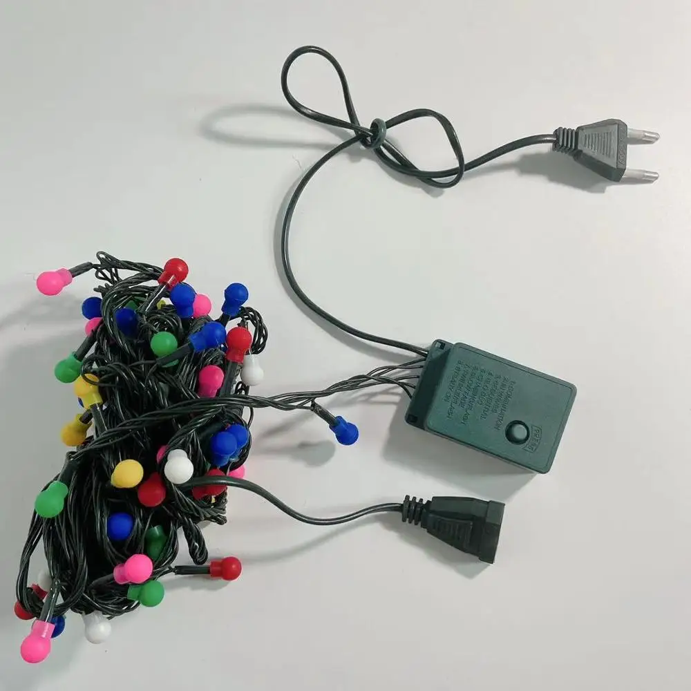 8M 80L Ball  String Lights  Style 8 Functions Remote Control Outdoor Indoor Bedroom Window Christmas Tree Decoration