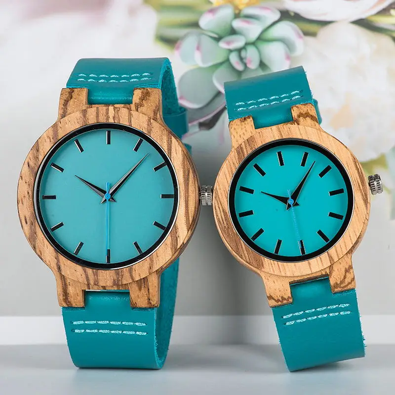 BOBOB VOGEL Paar Uhr Holz Männer Frauen Armbanduhr Angepasst Liebhaber Uhren Jahrestag Geschenke in Holz Geschenk Box