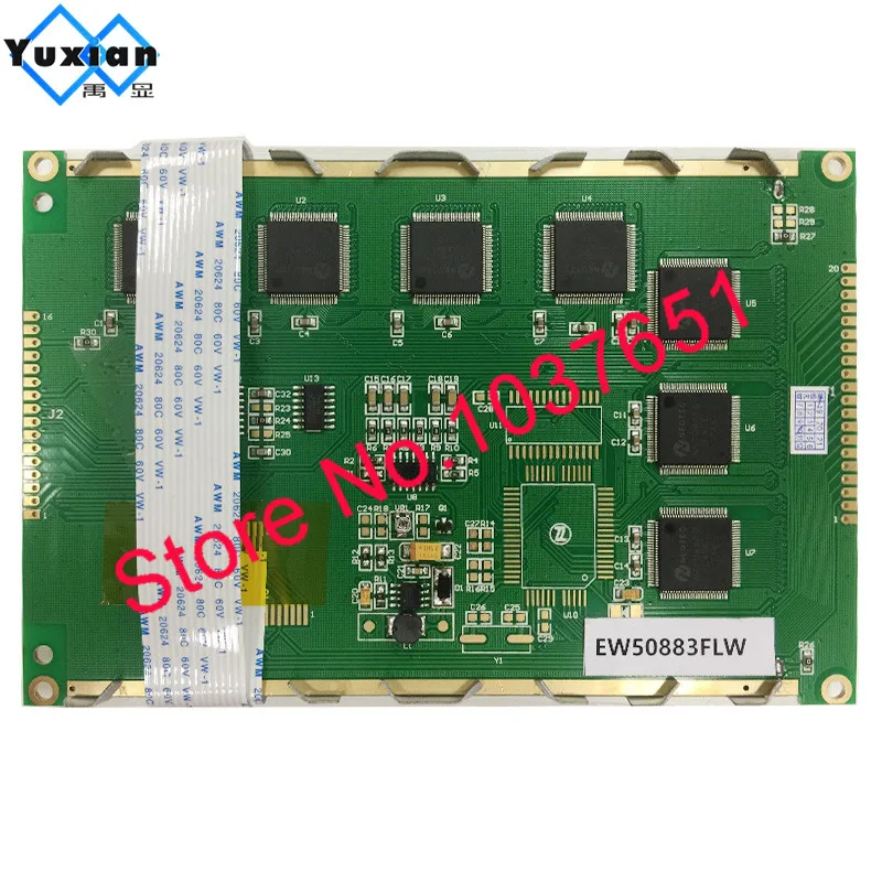 EW50883FLW EW50883 320x240 5.7 Inch LCD Display Module Gray Screen White blacklight 14pin FFC