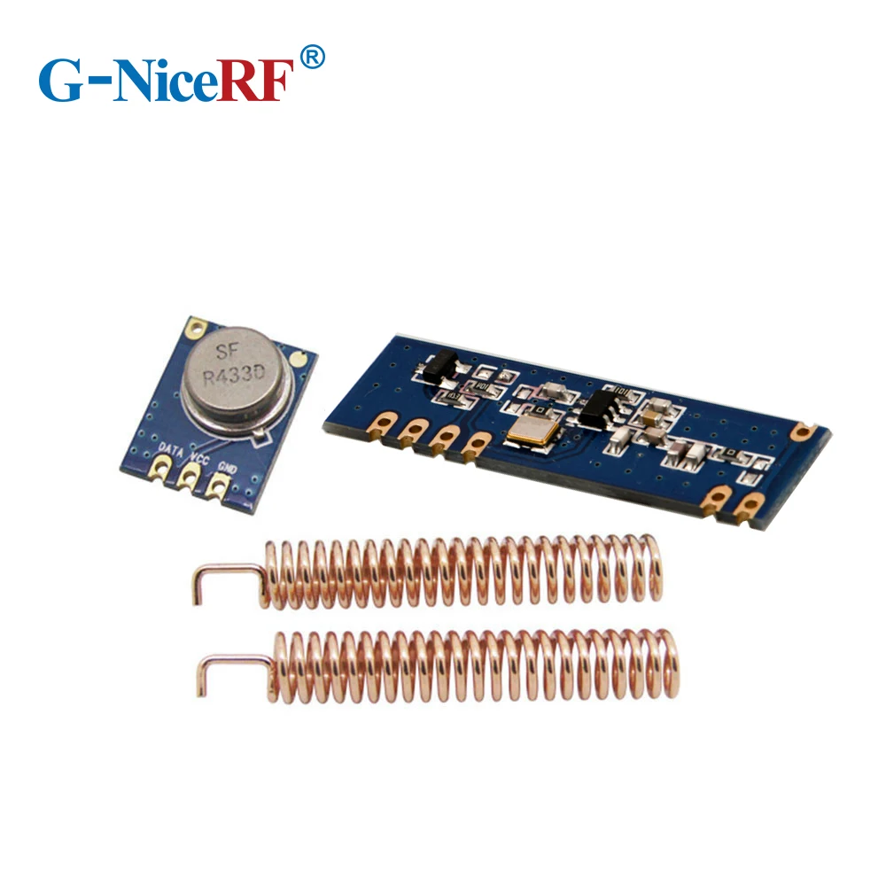 5PCS STX882 433MHz ASK transmitter module +5PCS SRX882S 433MHz ASK receiver module + 10pcs matching antenna 