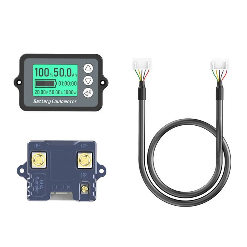 DC8-80V 50A Battery Coulometer TK15 Professional Precision Battery Tester For LiFePo Coulomb Counter