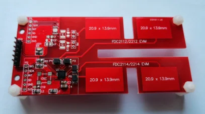 Fdc2214 módulo placa adaptador placa de avaliação design eletrônico concorrência dedicado tps63020 placa de avaliação v