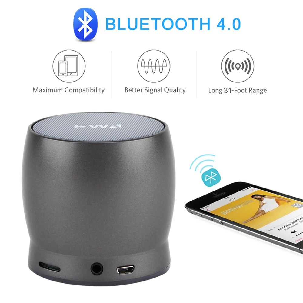 Bluetooth-Колонка KYYSLB A150, 5 Вт, с сабвуфером