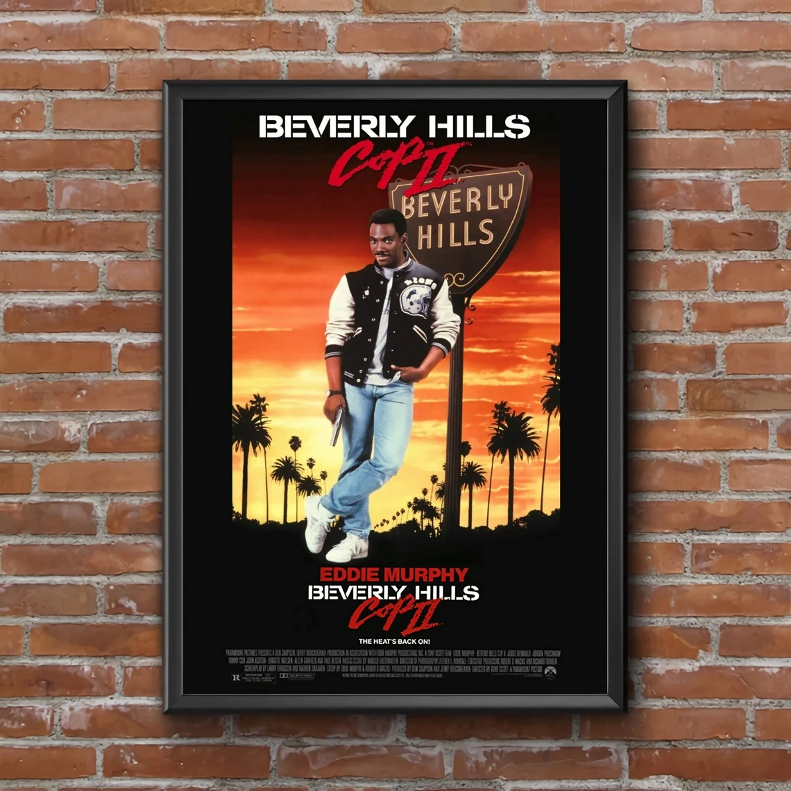 Beverly Hills Cop 2 Vintage Classic Movie Poster Canvas Print Home Wall Painting Decoration (No Frame)