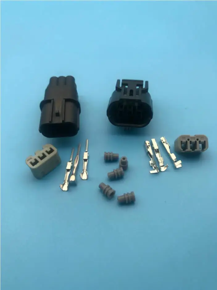 

Black 3pin car 6189-0887 6188-4739(intermediate slot)(1.0) male and female HX 040 wire harness repair waterproof auto connector