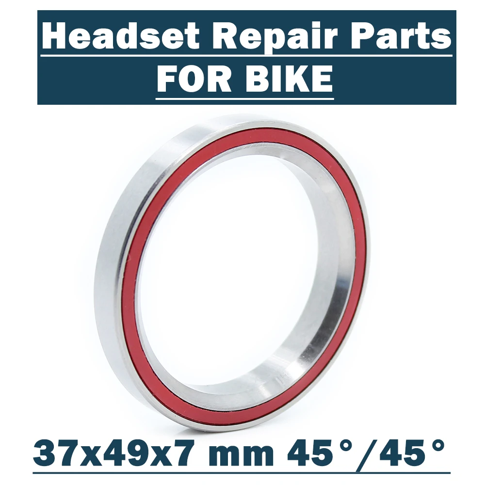 MH-P21 Bike Headset Bearings 37*49*7 mm 45/45 Degree ( 2 PCS ) ACB Road MTB Angular Contact Bicycle Bearing ACB3749