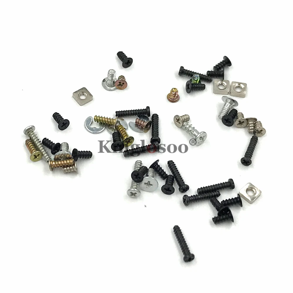 Conjunto completo de tornillos de repuesto para consola Nintendo 3DS