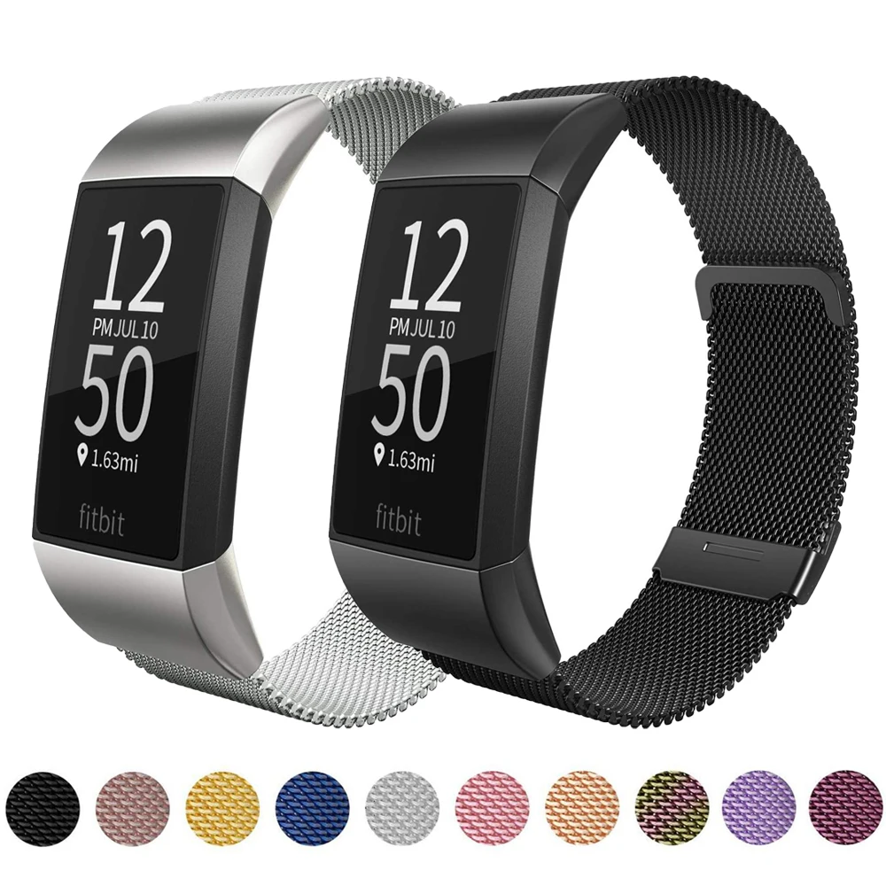 Milanese loop For Fitbit Versa/Lite/Versa2 band Smart watch replacment metal Watchband Sport Loop Bracelet Fitbit Versa 2 band