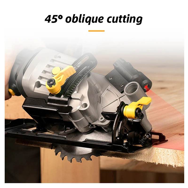 220V 600W Multifunctional Electric Saw DIY PVC Tube Woodworking Cutting Machine Electric Mini Circular Saw With Laser Power Tool