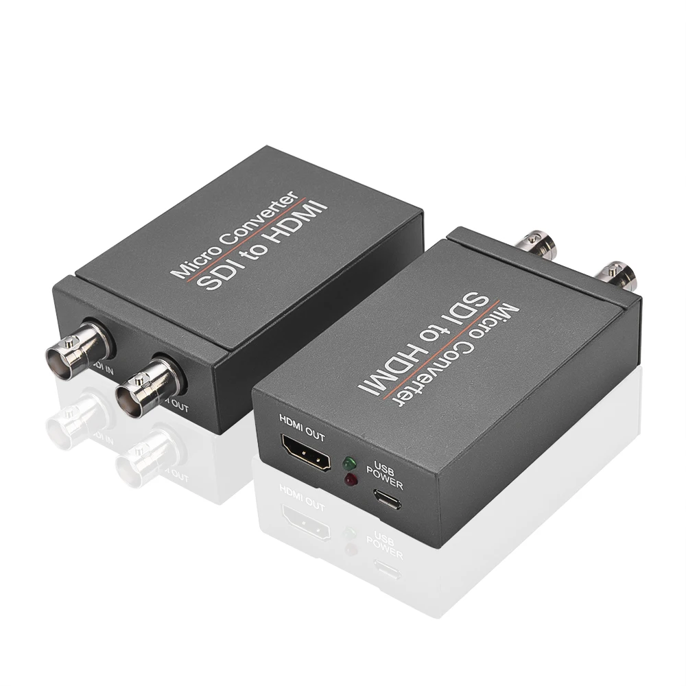 Mini HD 3G SDI to HDMI-compatible Converter HDMI-compatible to SDI Video Micro Converter with Audio Auto Format Detection