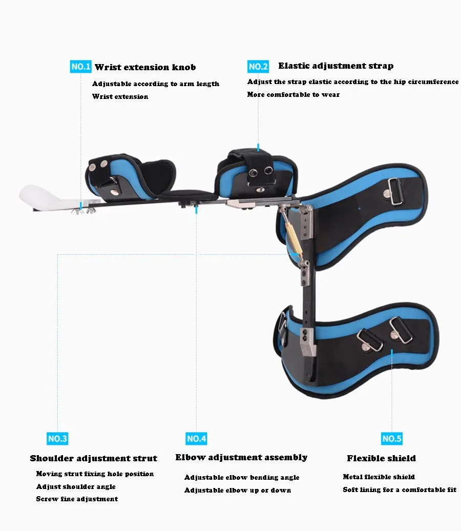 Shoulder abduction fixation bracket tibia rehabilitation stent shoulder joint avulsion dislocation correction bracket J2323