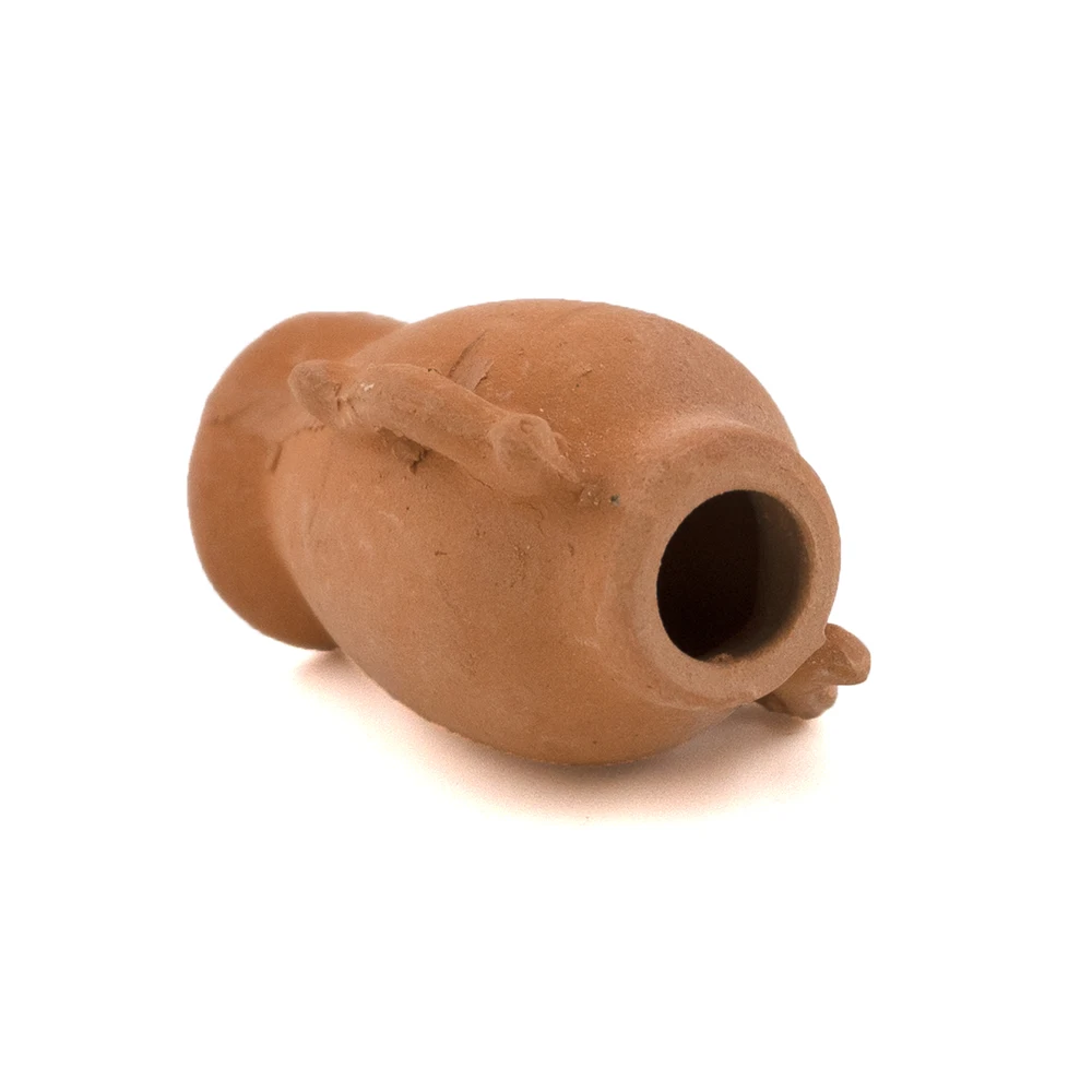 1Pcs 1/12 Dollhouse Miniature Accessories Mini Ceramic Flowerpot Simulation Furniture Terracotta Vase for Doll House Decoration