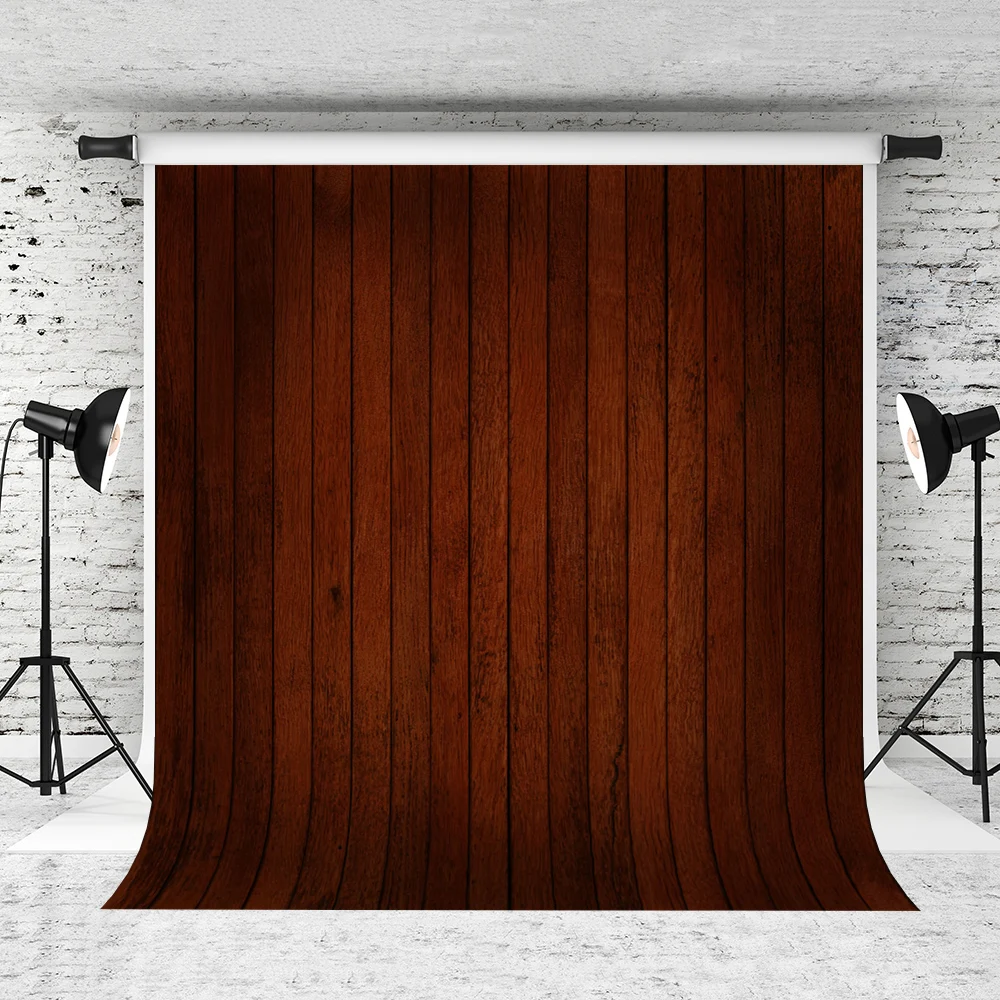 

VinylBDS 6.5X10FT Retro Wood Photography Backdrop Newborn Backgrounds For Photo Studio