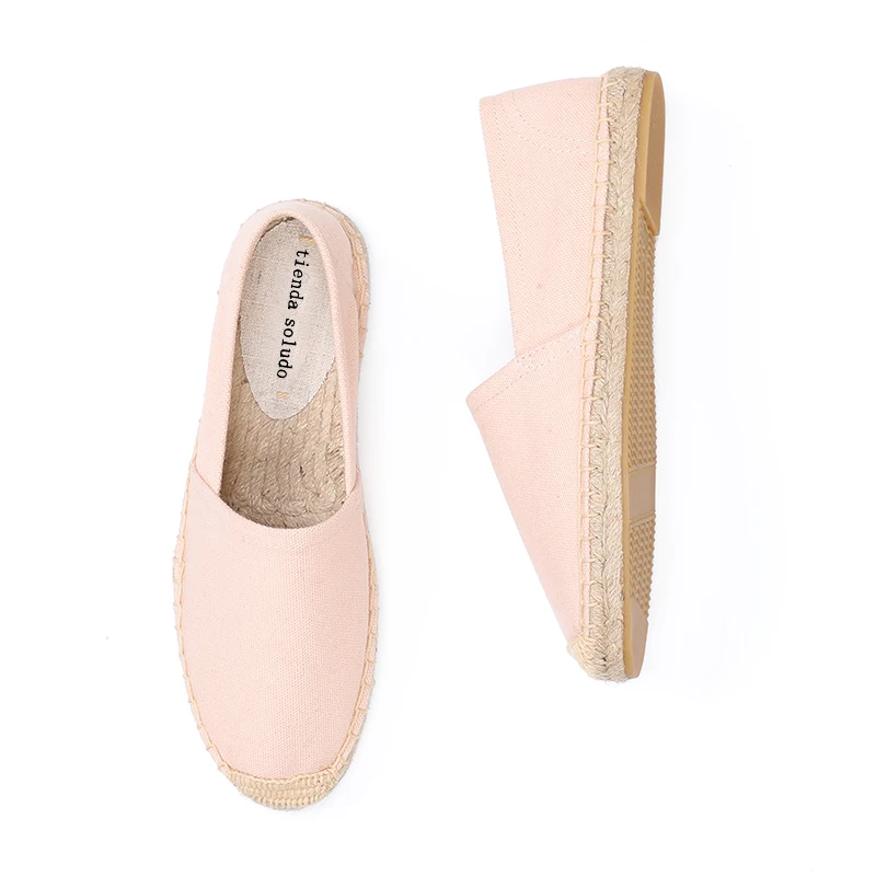 2021 Rushed Sapatos Mujer Casual Espadrilles Shoes Woman Genuine Creepers Flats Ladies Women\'s Fashion Flat Lazy\'s Canvas Girl