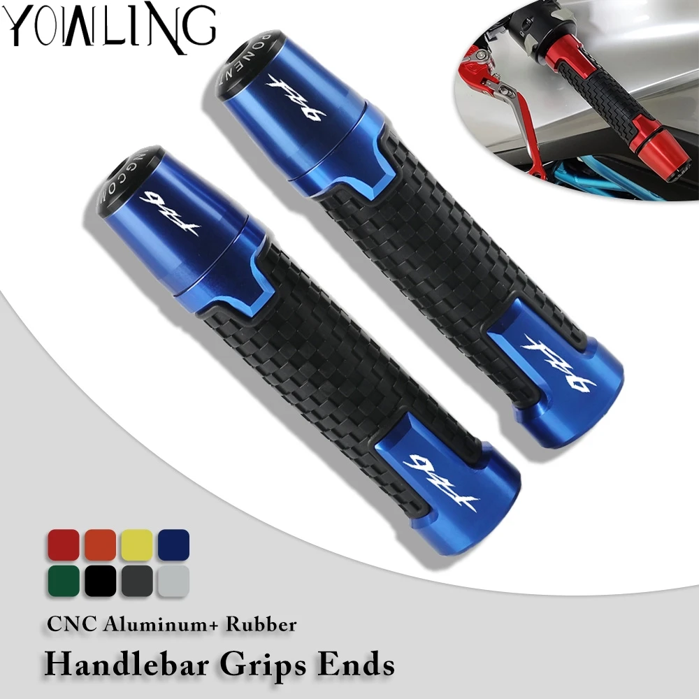 Motorcycle CNC Accessories 7/8''22mm handlebar grip ends handle bar grips For Yamaha FZ6 FZ6FAZER FZ6R FAZER600 FZ6S/FZ6N FZ600