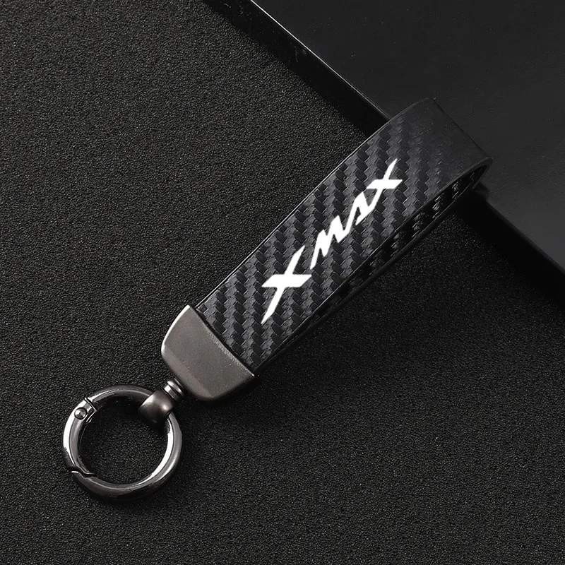 Leather Motorcycle keychain Horseshoe Buckle Jewelry for For Yamaha XMAX300 XMAX250 X MAX XMAX X-MAX 300 250 125 250 300 400