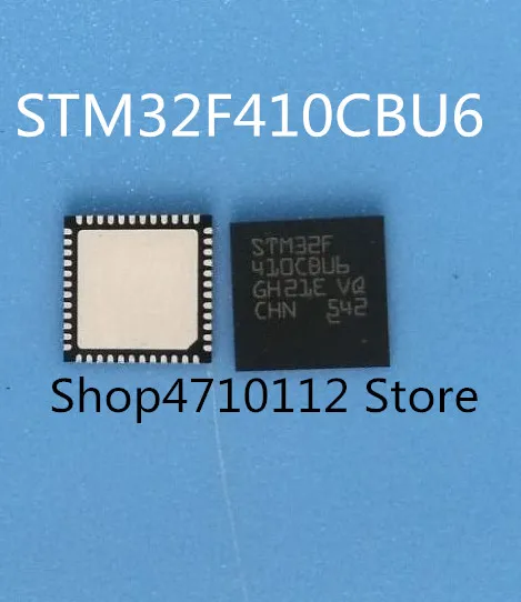 

Free Shipping 10PCS/LOT New original STM32F410CBU6 STM32 TM32F 410CBU6 QFN-48 IC Chip