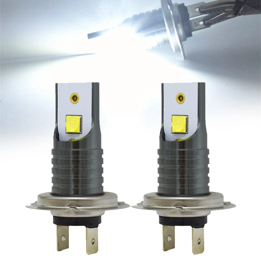 

Комплект светодиодных автомобильных фар H7 110 Вт 6000 лм чип лампа налобного фонаря противотуманные лампы Яркий белый K