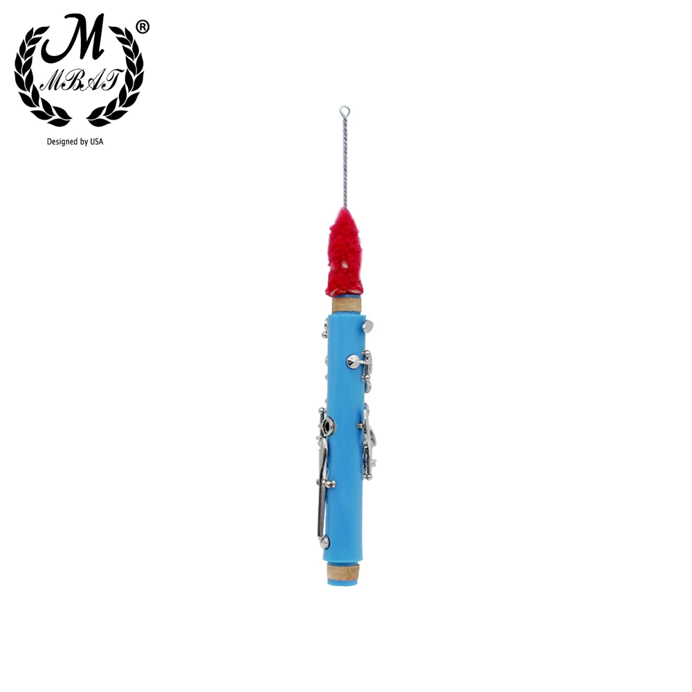 M MBAT Klarinette Pinsel Klarinette Tupfer Weiche Mikrofaser Klarinette Reinigung Pinsel für Bläser Instrument Rohr Körper Reinigung – Detail 11