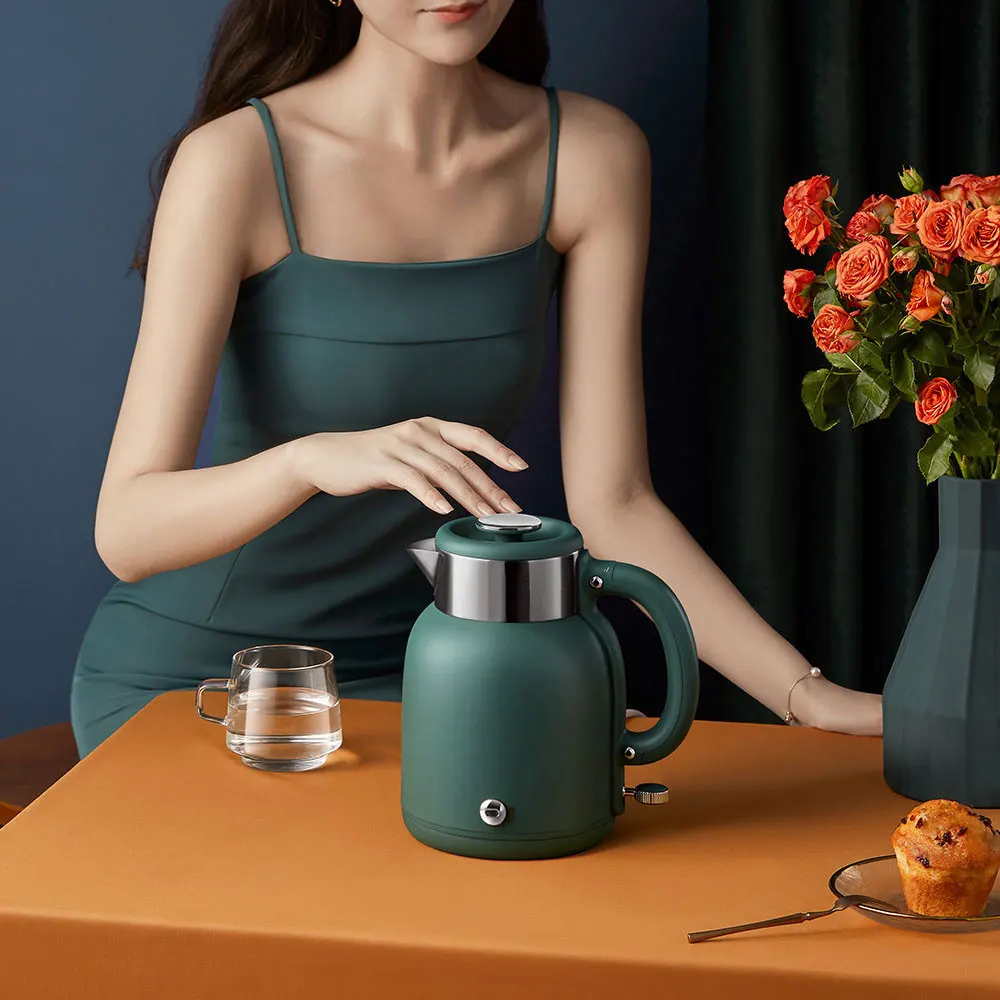 Ấm Điện Siêu Tốc Bình Trà Giữ Nhiệt Tự Động Ngắt Điện Bảo Vệ Nước Nồi Hơi Ấm Trà Làm Nóng Tức Thì Chân Kính Sôi Nhanh La