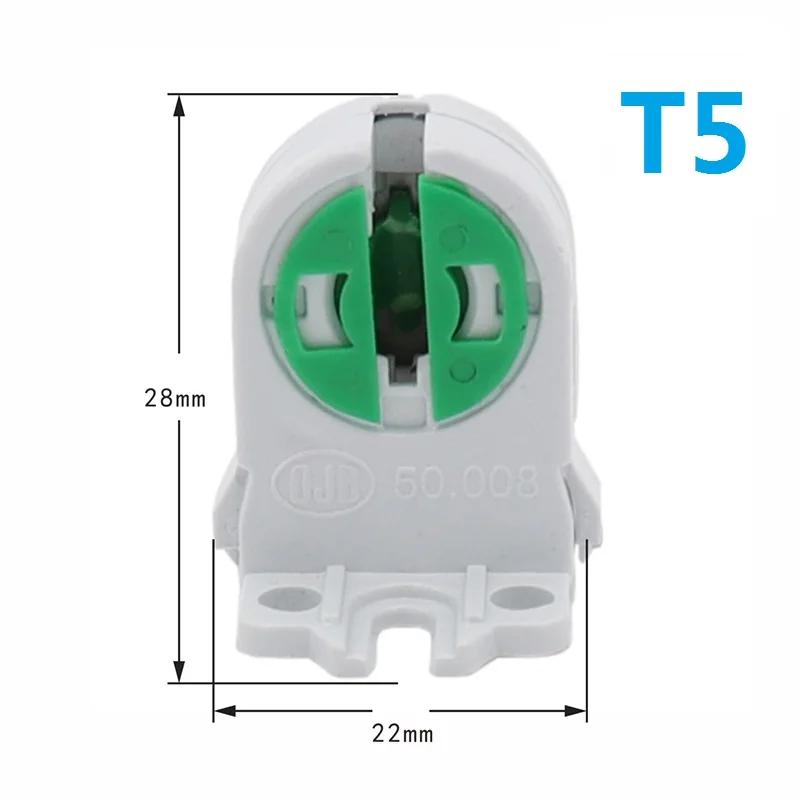 NEW T5 T8 fluorescent lighting socket lamp holder t5 Tube Lamp Base Socket G13 Plastic Holder suitable for T8 Bracket lamp