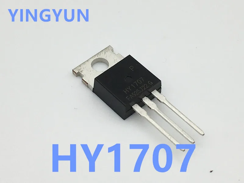 10PCS/lot   HY1707  HY1707P  TO-220 80A 75V  mosfet transistor    new original